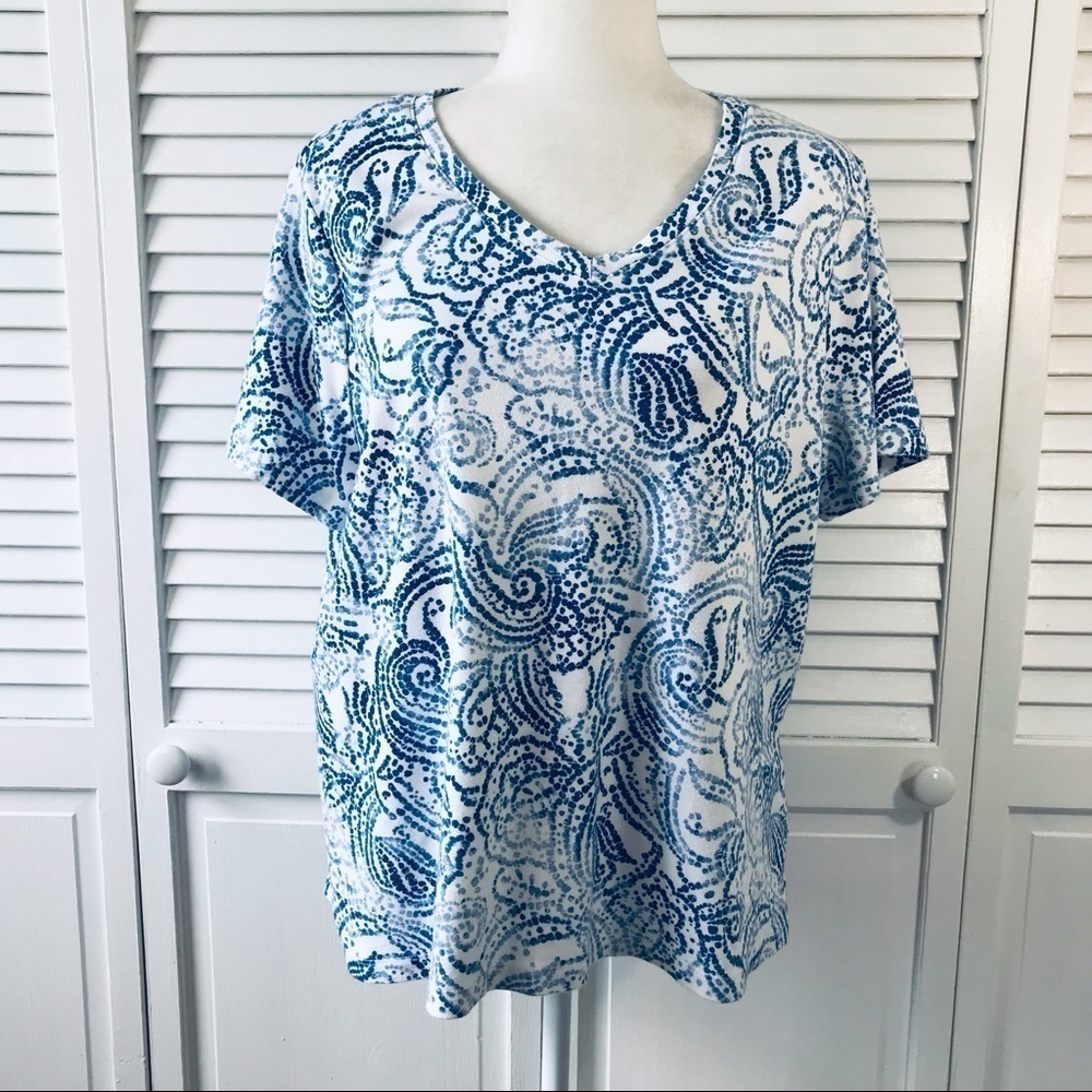 STUDIO WORKS Blue The Studio Tee Size 2X